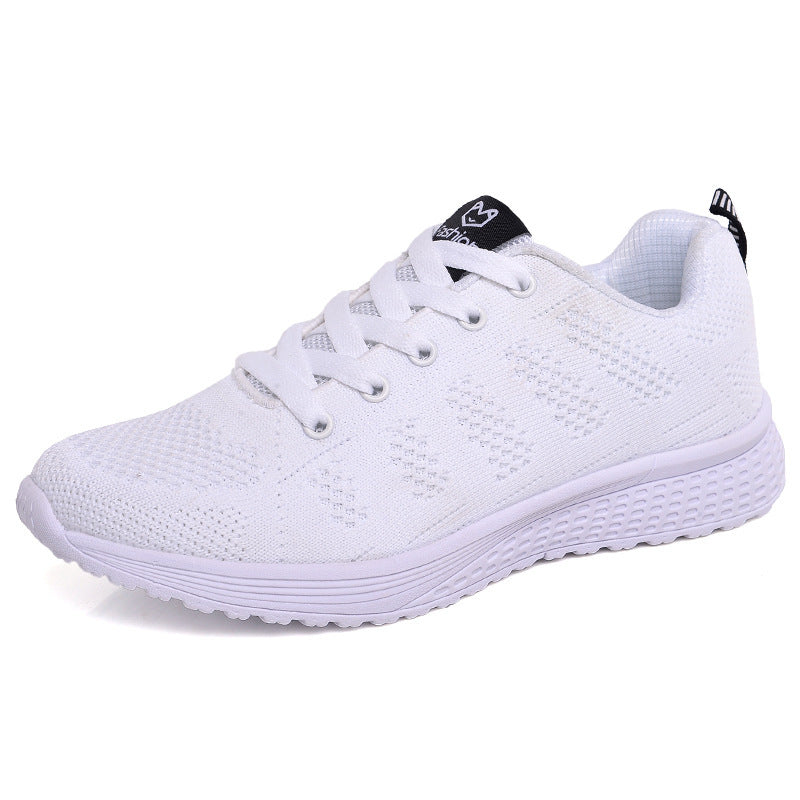 Women Casual Shoes Breathable Walking Mesh Flat Non-slip Shoes