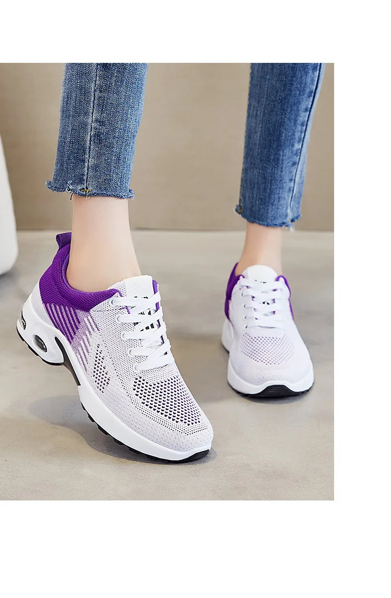 Women's Sports Shoes, Spring Women Casual Sneakers Outdoor Running Shoes
