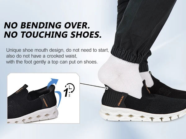 Slip on Sneakers Women Walking Shoes with Arch Support Memory Foam