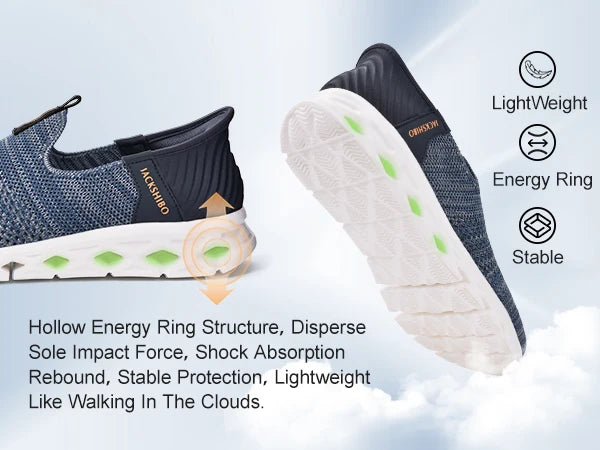 Slip on Sneakers Women Walking Shoes with Arch Support Memory Foam