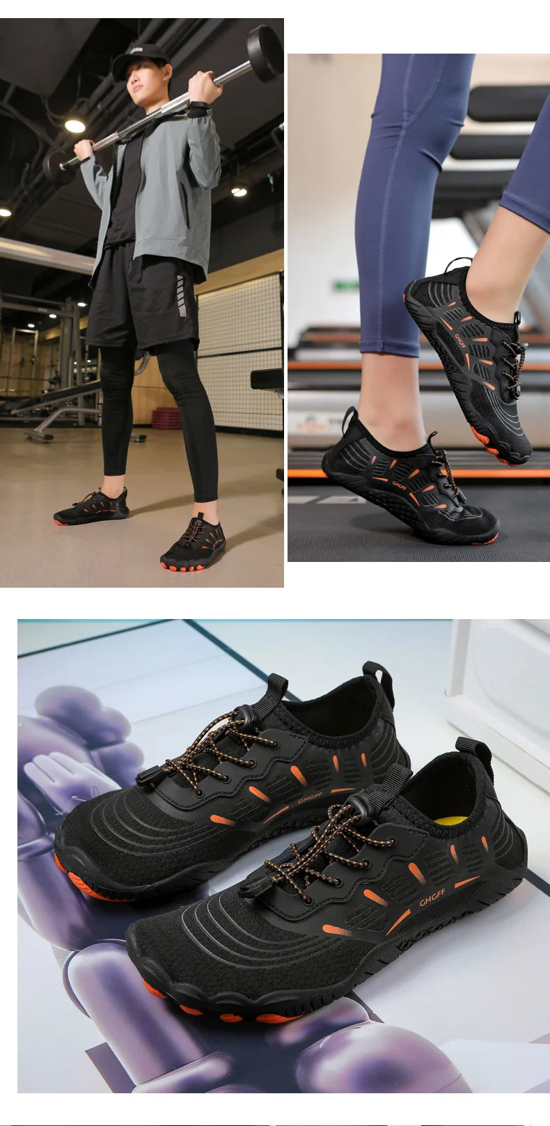 Barefoot Trail Shoes Barefoot Shoes for Men Casual Ladies Women Hiking Water Shoes Aquatic Sneaker