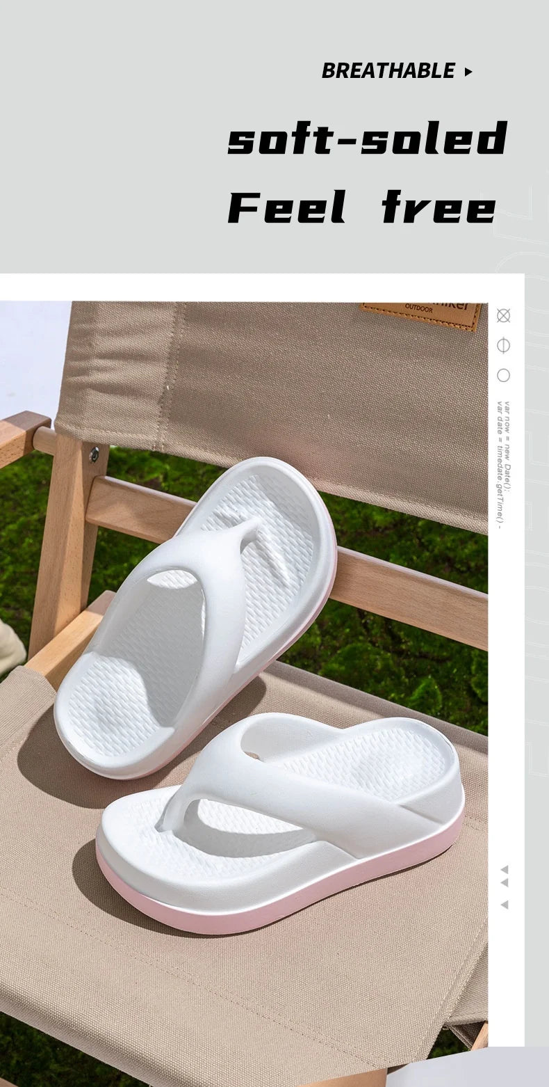 Woman flip flops Popular Design Shoes Casual Platform Sandals non-slip Outdoor slippers Unique features Flat sandals