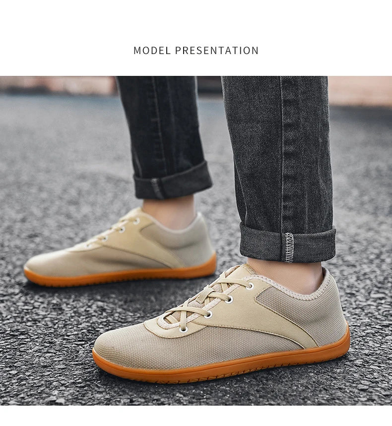 Running, Walking Shoes Lightweight and Breathable Sneakers Wide Barefoot Shoes