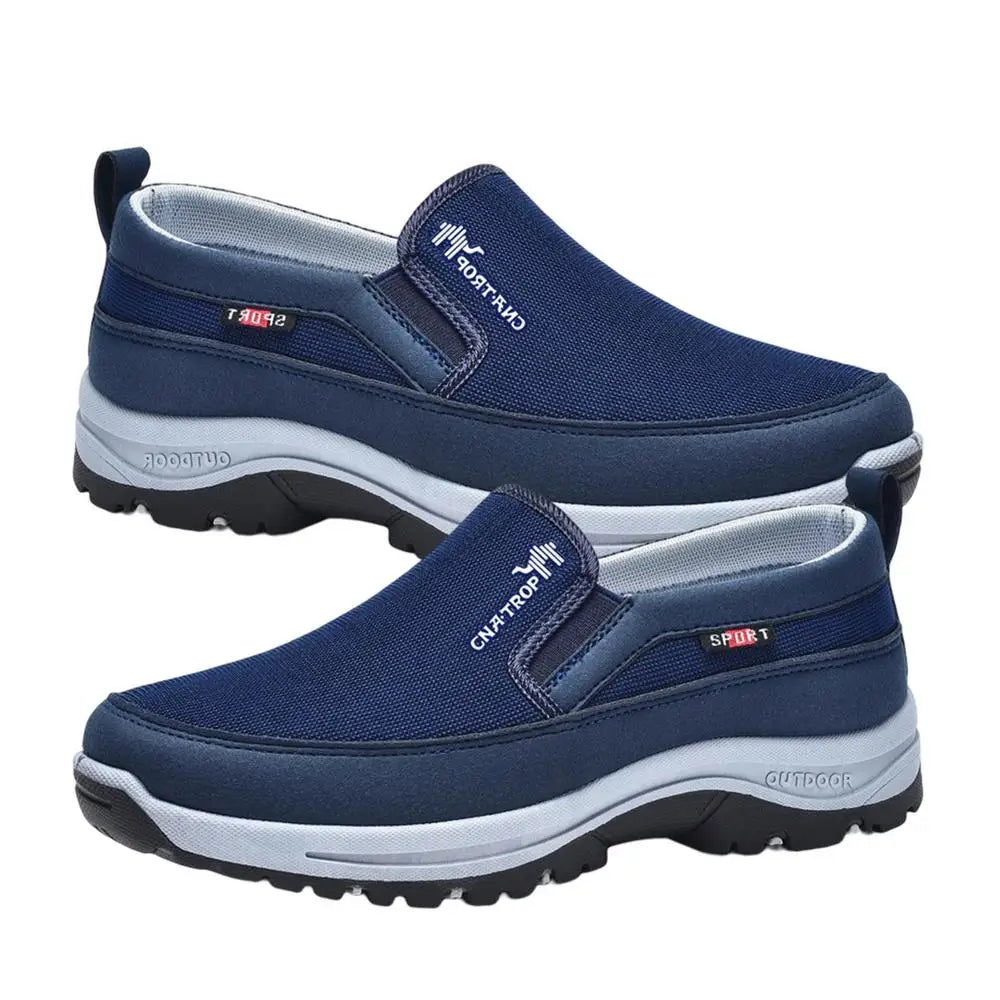 Men Shoes Comfortable Walking Shoes Lightweight Casual Sneakers Breathable Slip On Mens Loafers For Hiking Walking