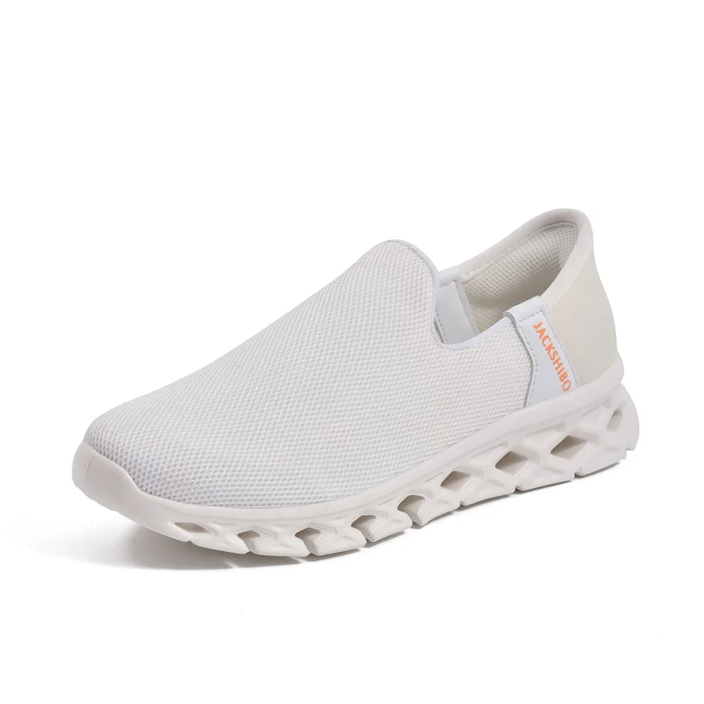 Slip on Sneakers Women Walking Shoes with Arch Support Memory Foam
