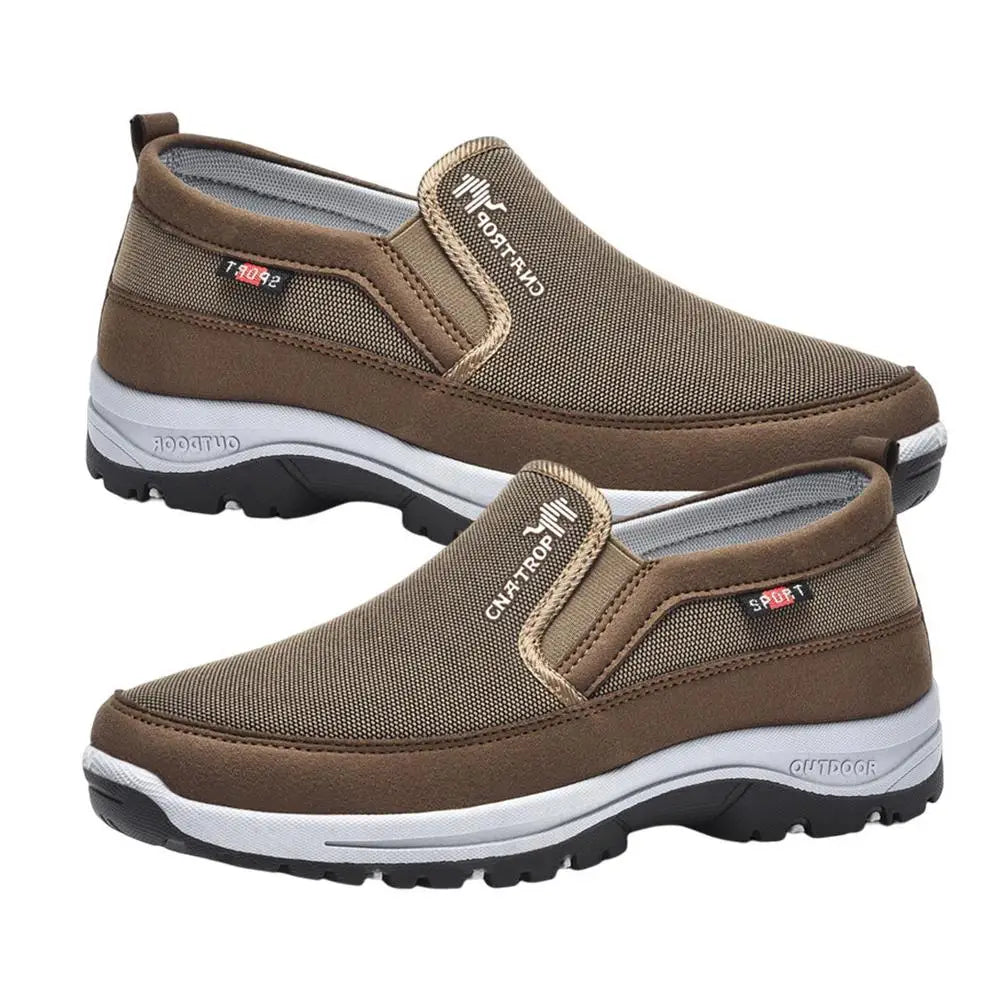 Men Shoes Comfortable Walking Shoes Lightweight Casual Sneakers Breathable Slip On Mens Loafers For Hiking Walking