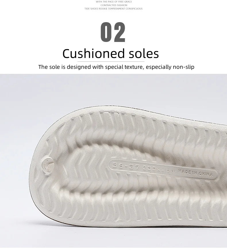 Woman flip flops Popular Design Shoes Casual Platform Sandals non-slip Outdoor slippers Unique features Flat sandals
