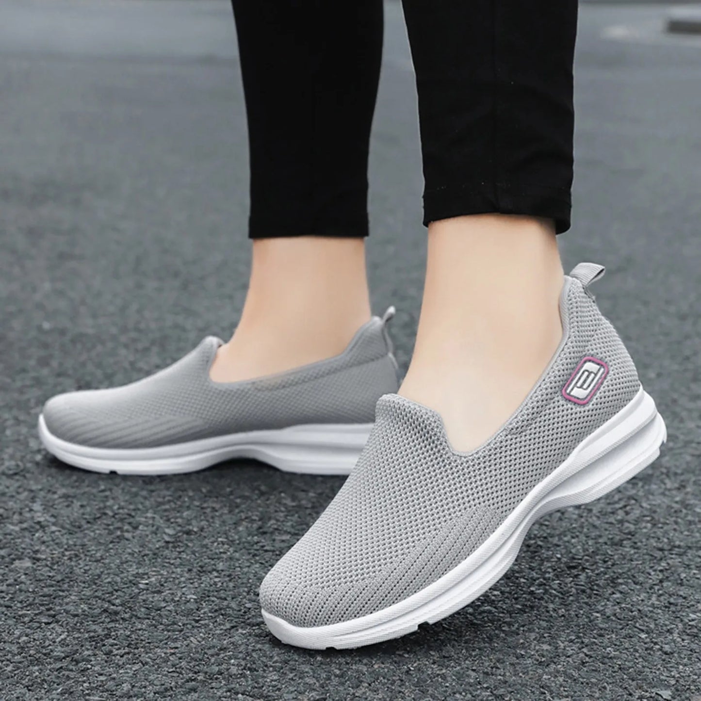 Women Sneakers Women's Spring And Summer Fashion Mesh Perforated Breathable Casual Shoes