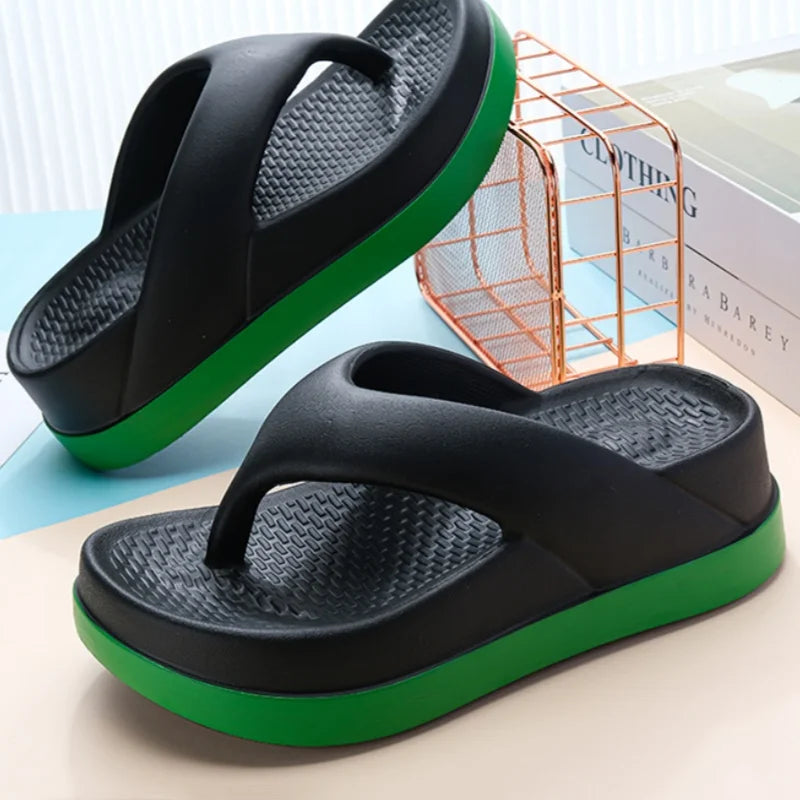 Woman flip flops Popular Design Shoes Casual Platform Sandals non-slip Outdoor slippers Unique features Flat sandals