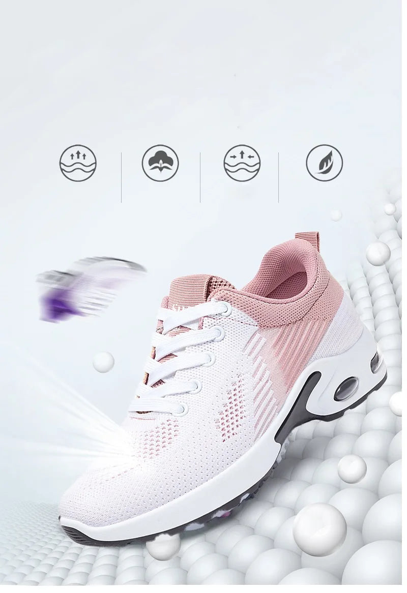 Women's Sports Shoes, Spring Women Casual Sneakers Outdoor Running Shoes