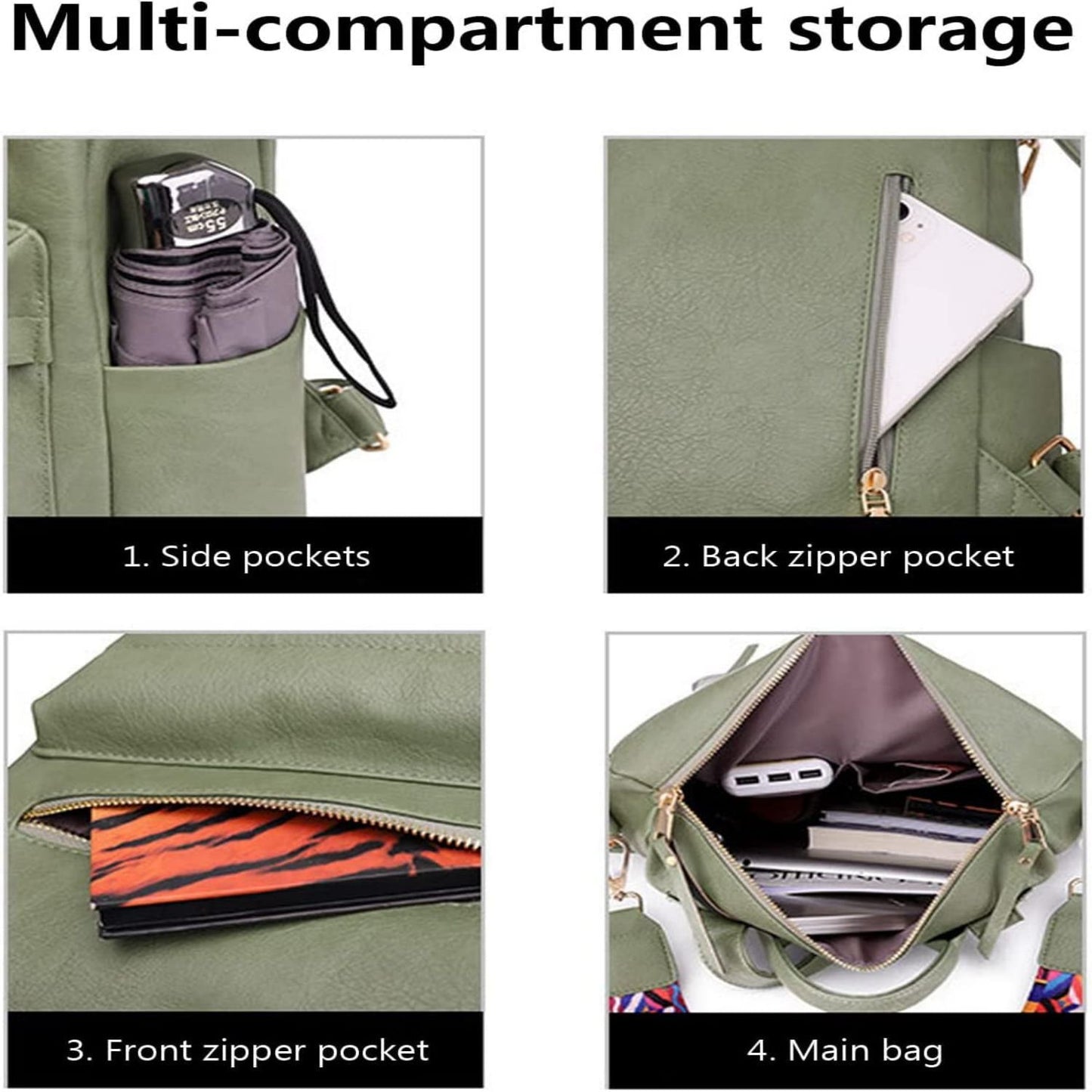 Backpack Purses for Women College Backpacks Convertible Shoulder Satchel Handbags