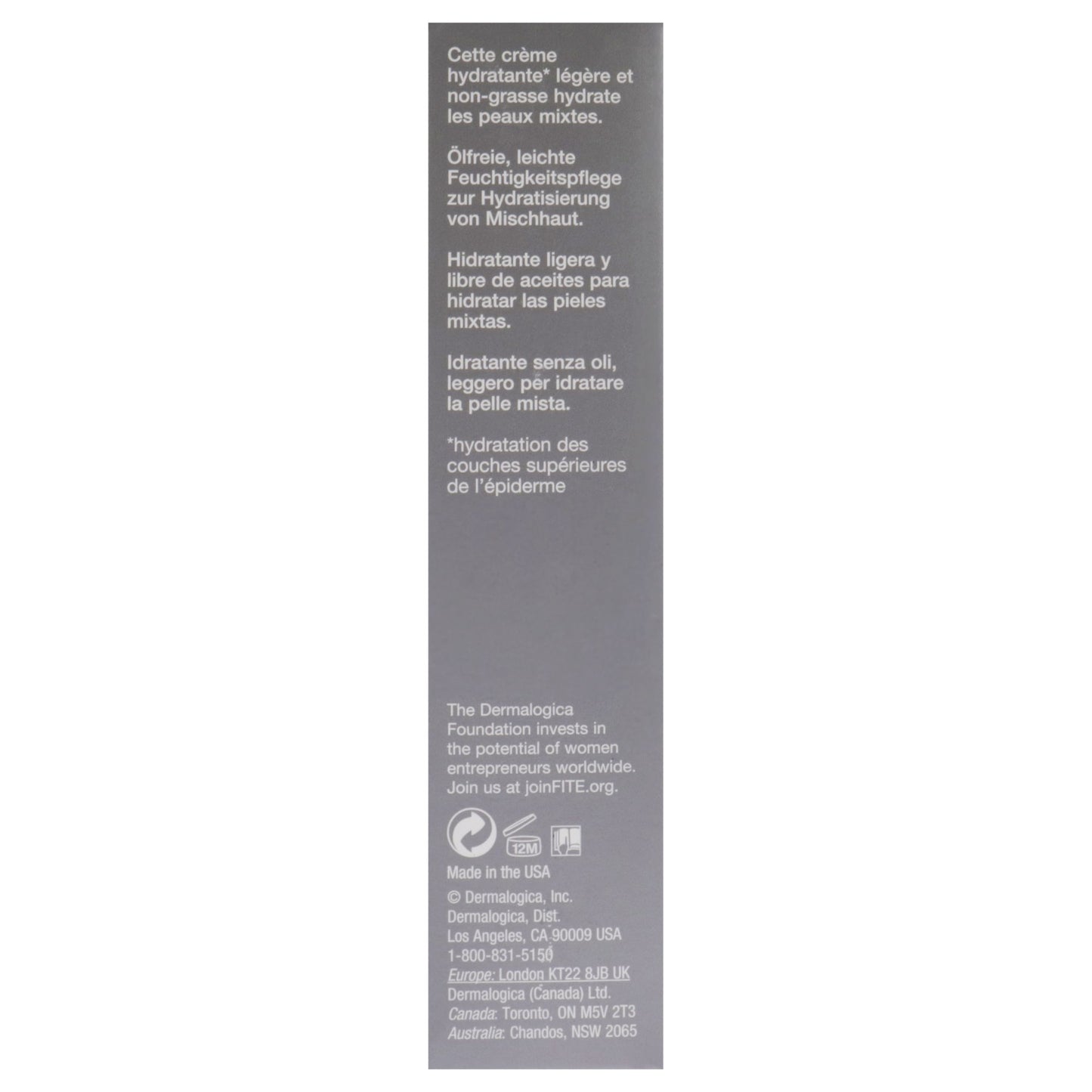 Active Moist by Dermalogica for Unisex - 1.7 oz Moisturizer