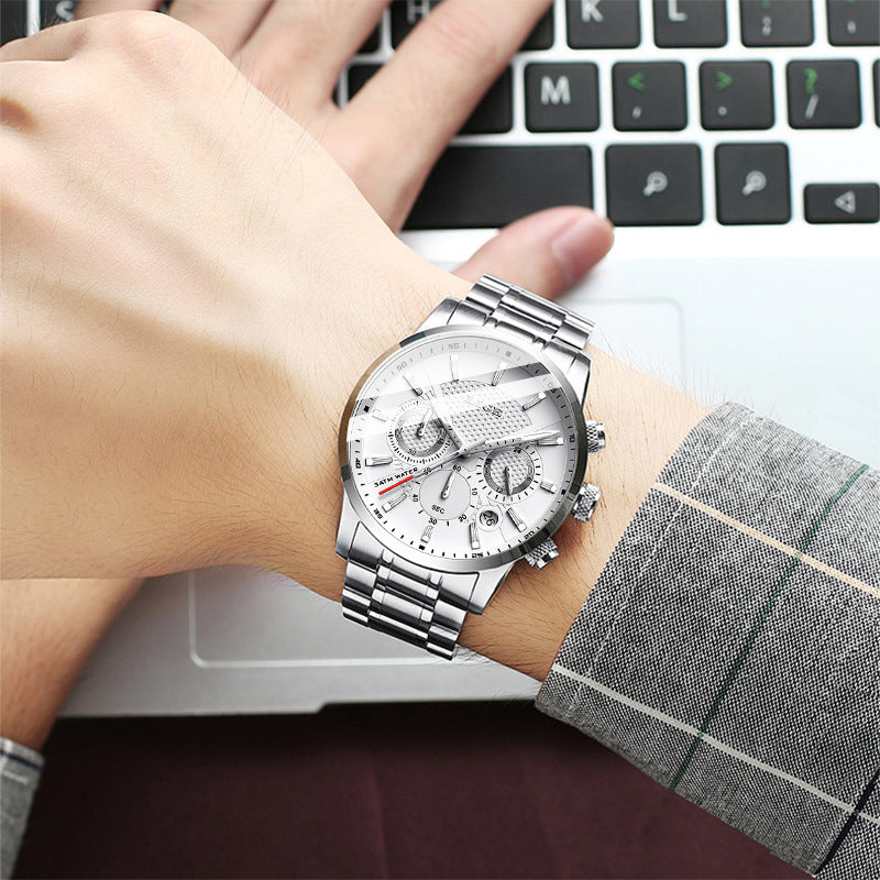 LIGE Men Fashion Sport Quartz Clock Men's Watches
