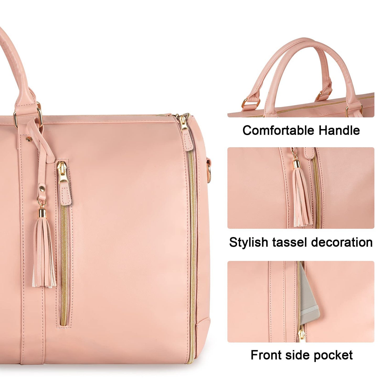 Large Capacity Travel Duffle Folding Suit Bag Waterproof Clothes Totes