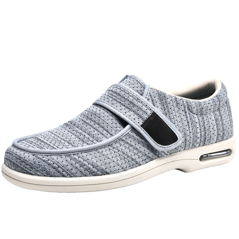 Elderly With Velcro Closure And Wide Opening Square-dancing Shoes For Moms