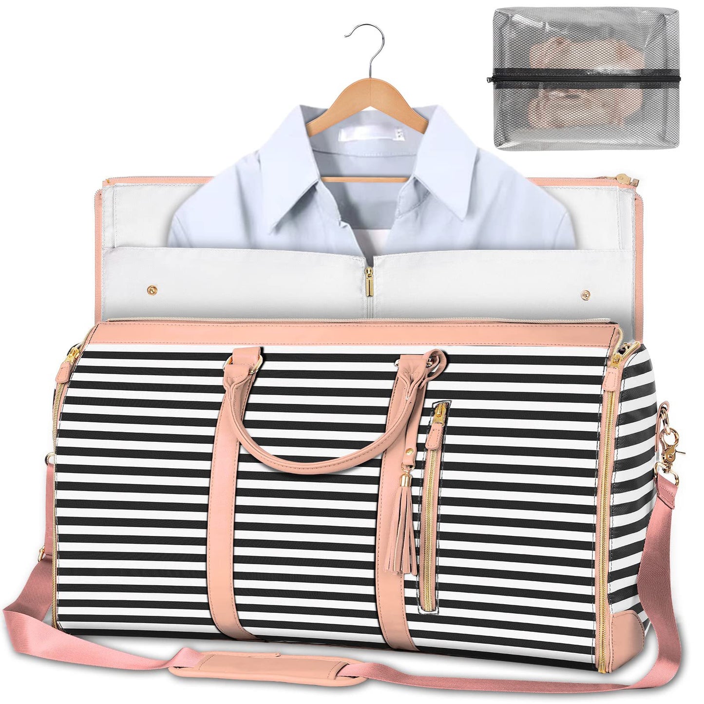 Large Capacity Travel Duffle Folding Suit Bag Waterproof Clothes Totes