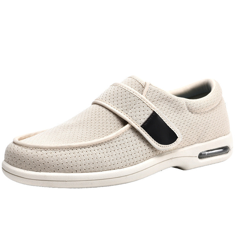 Elderly With Velcro Closure And Wide Opening Square-dancing Shoes For Moms