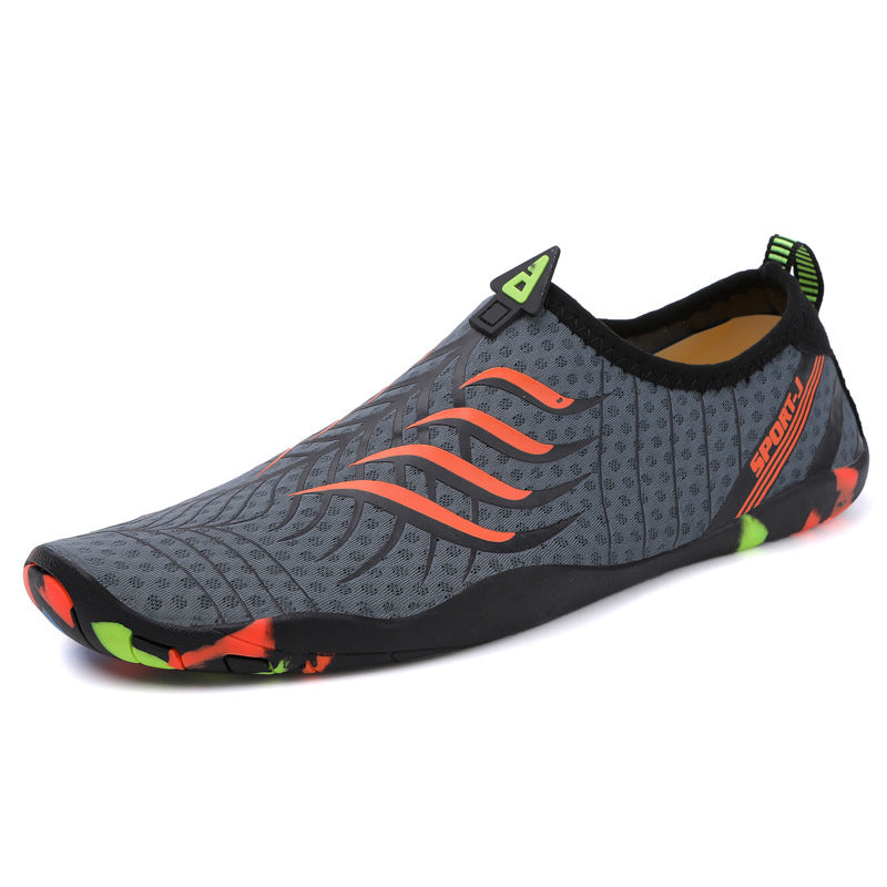 Outdoor Beach Shoes Couple Wading Barefoot Skin-friendly Shoes Snorkeling Non-slip