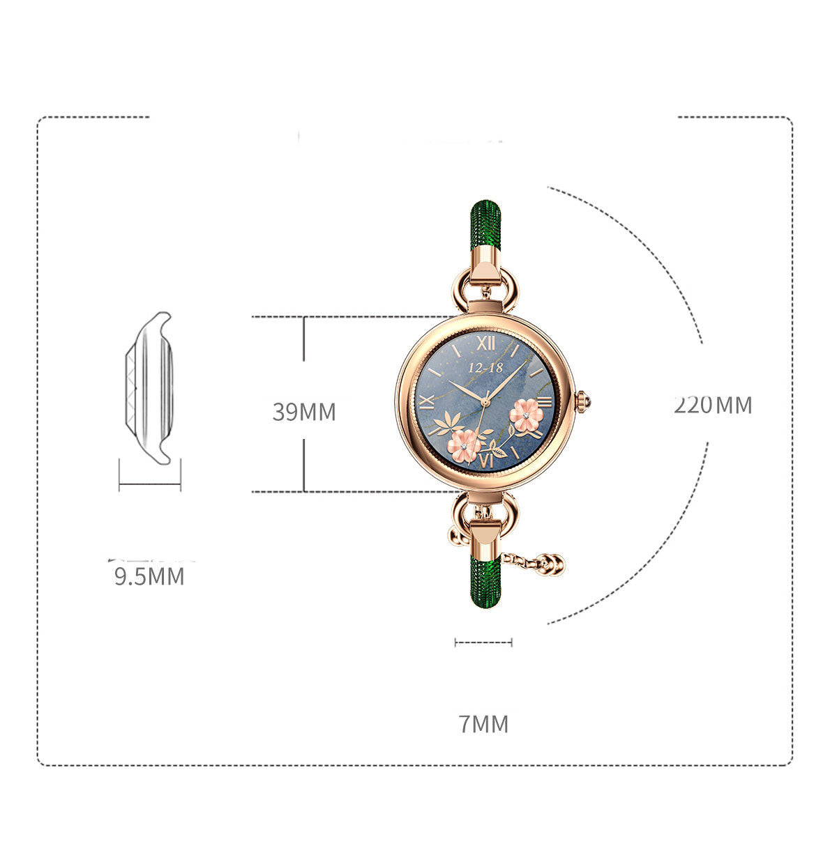 GT01 Smart Watch Heart Rate Physiological Cycle Fashion Smart Watch