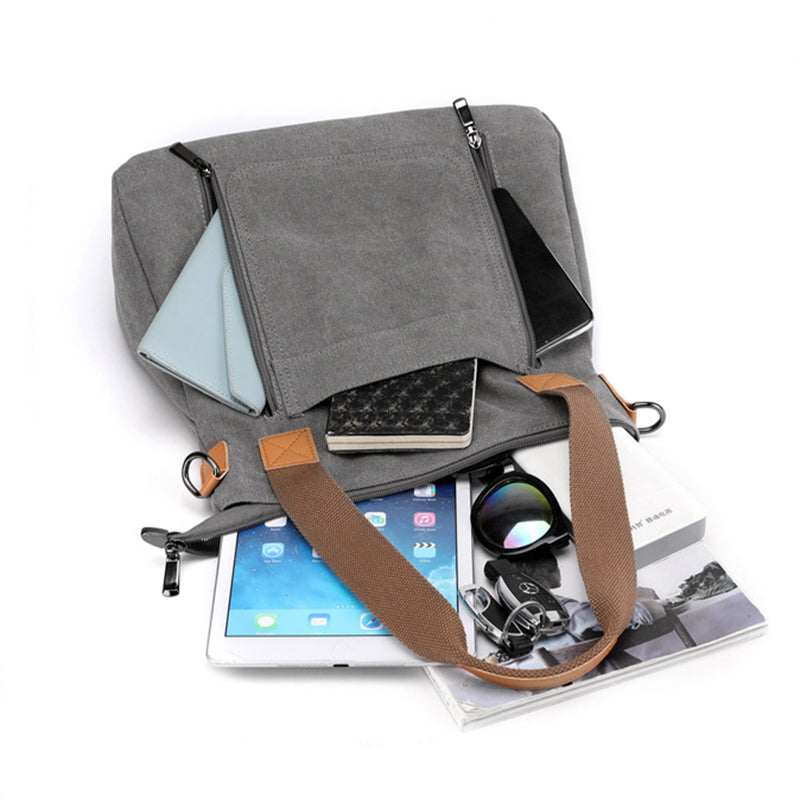 Women Totes All-match Portable Large-capacity Female Canvas Casual Shoulder Bags