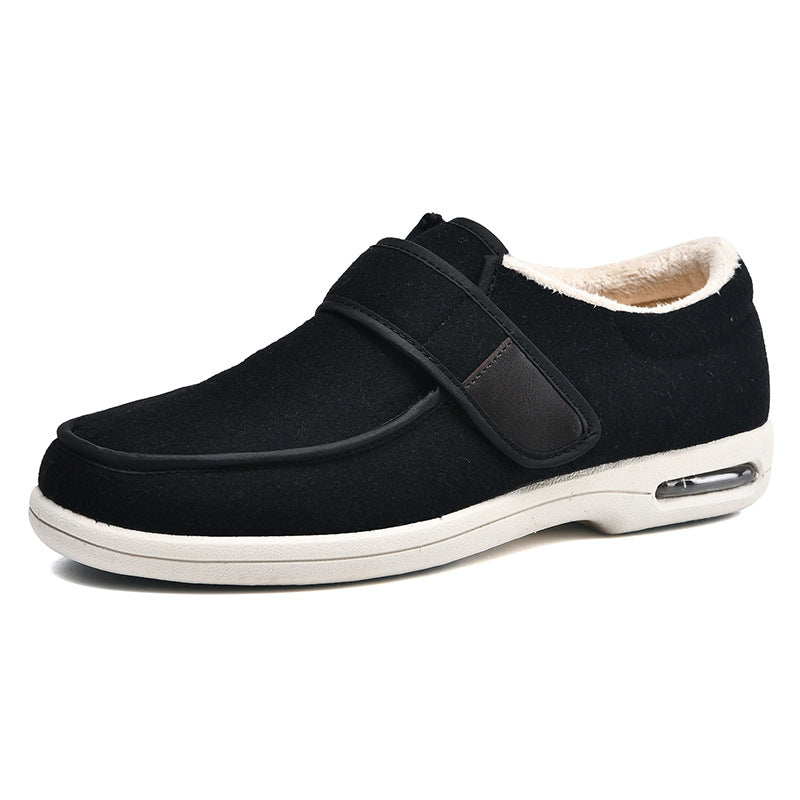 Elderly With Velcro Closure And Wide Opening Square-dancing Shoes For Moms