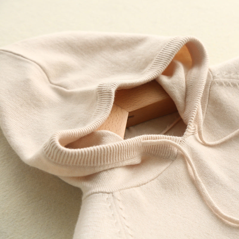 Womens Stylish Solid-color Hooded Jacket That Goes With Everything
