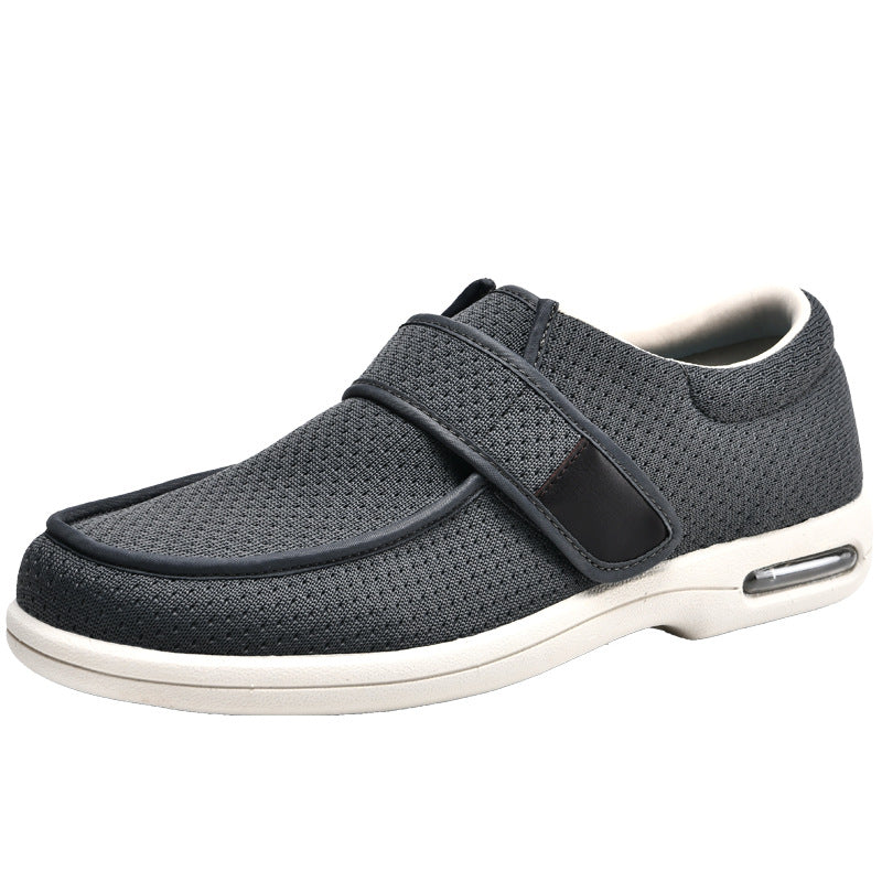 Elderly With Velcro Closure And Wide Opening Square-dancing Shoes For Moms