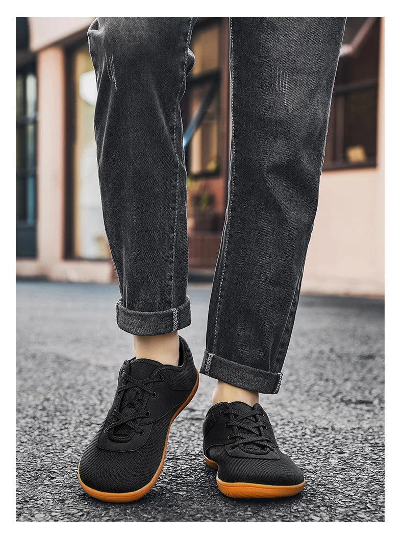 Running, Walking Shoes Lightweight and Breathable Sneakers Wide Barefoot Shoes