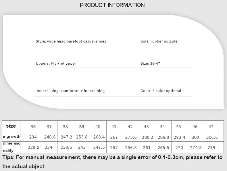 Running, Walking Shoes Lightweight and Breathable Sneakers Wide Barefoot Shoes