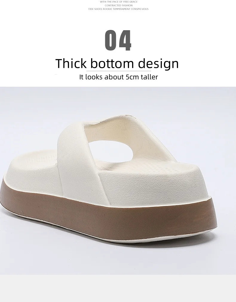 Woman flip flops Popular Design Shoes Casual Platform Sandals non-slip Outdoor slippers Unique features Flat sandals