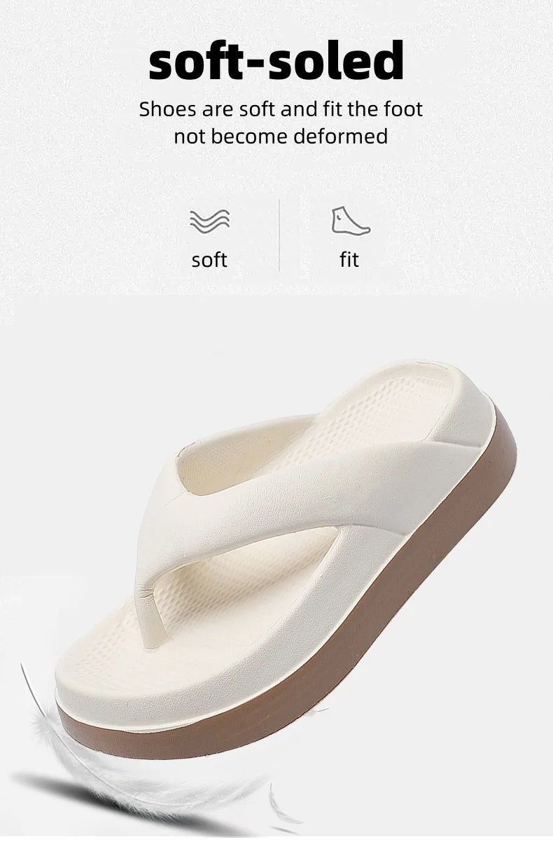 Woman flip flops Popular Design Shoes Casual Platform Sandals non-slip Outdoor slippers Unique features Flat sandals