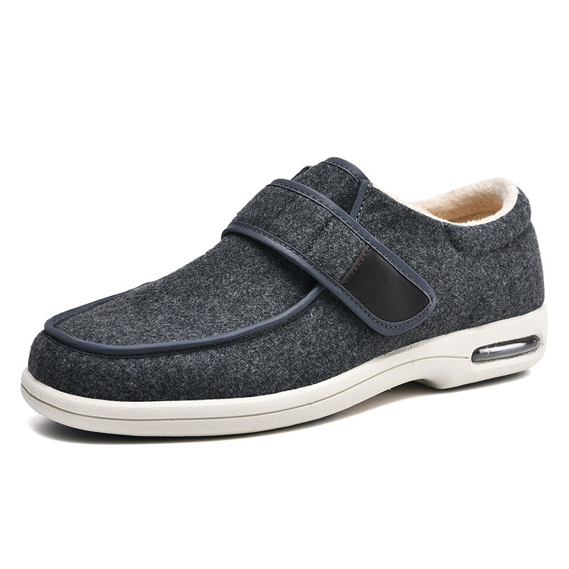 Elderly With Velcro Closure And Wide Opening Square-dancing Shoes For Moms