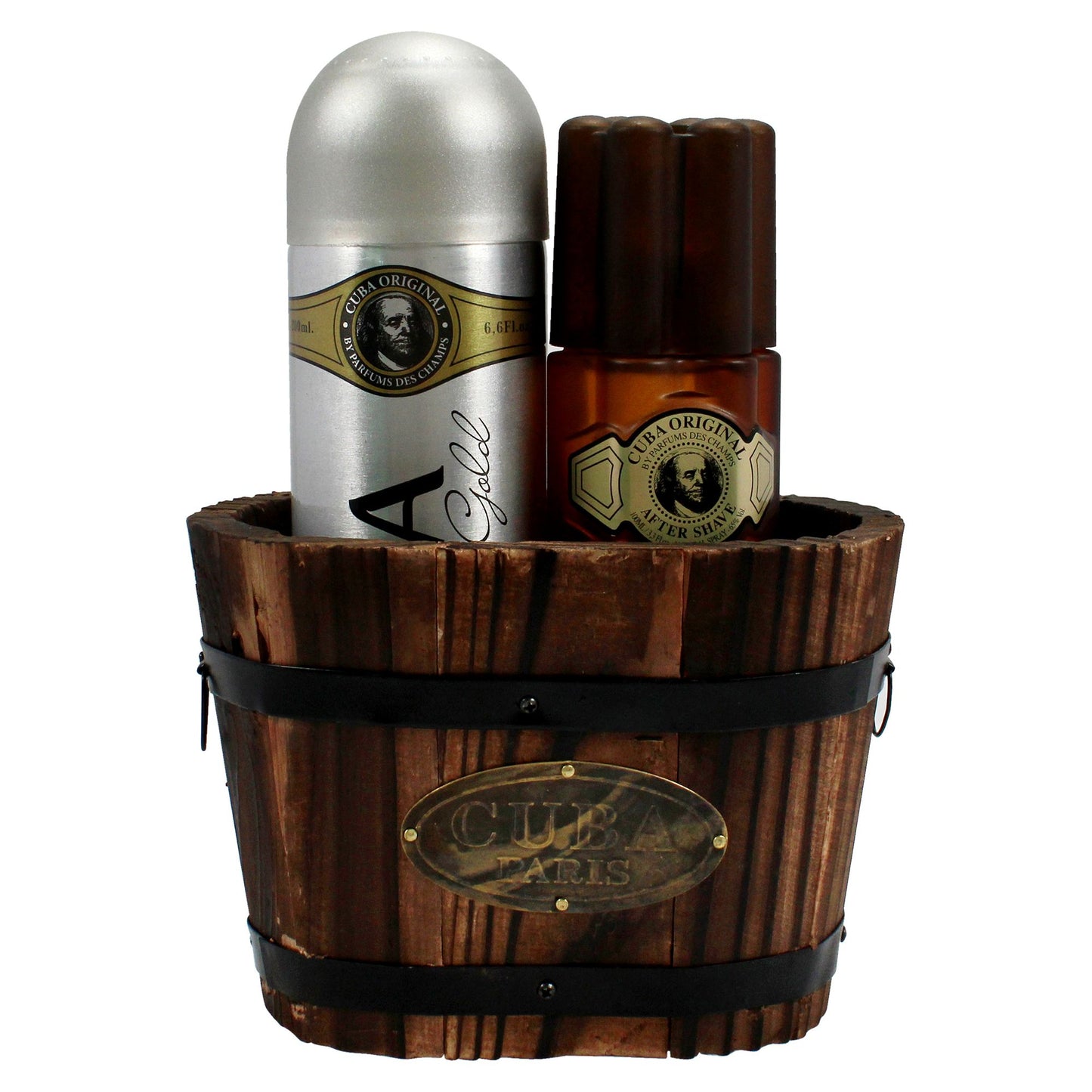 Cuba Gold by Cuba for Men - 2 Pc Gift Set 3.4oz After Shave, 6.7oz Body Spray For Men