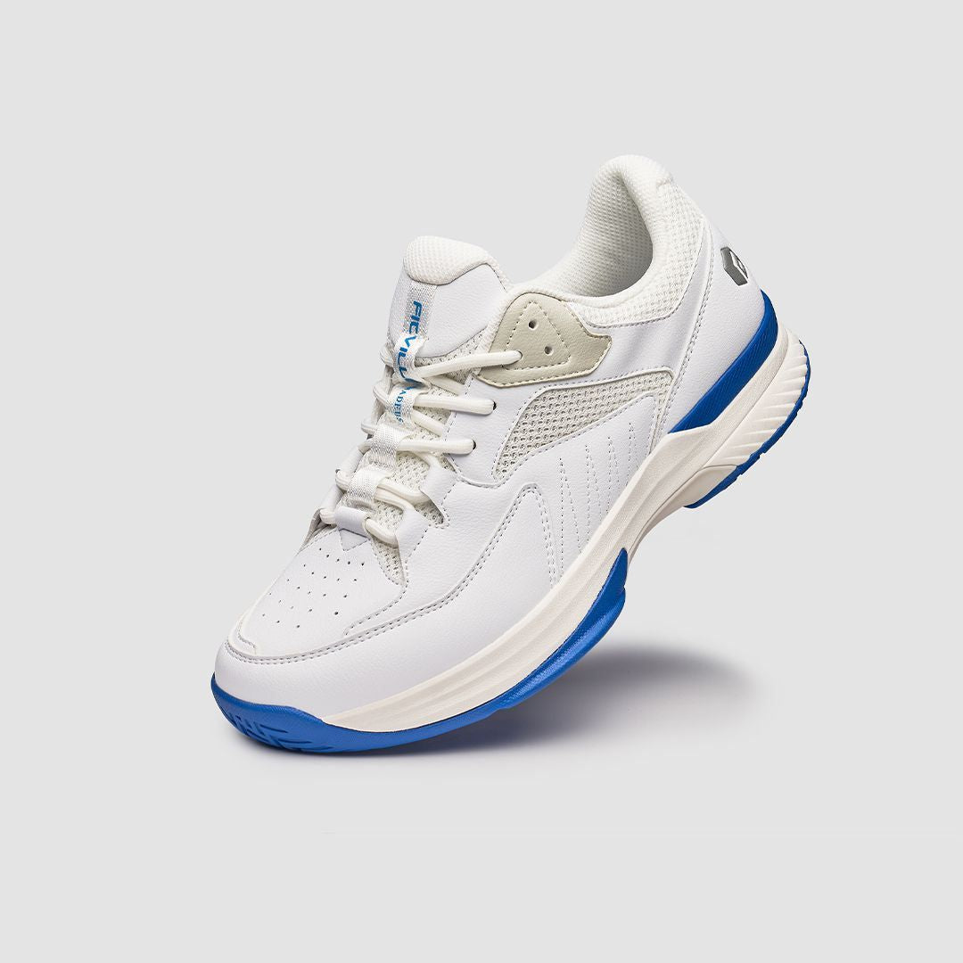 FitVille Men's Amadeus Tennis & Pickleball Court Shoes - White