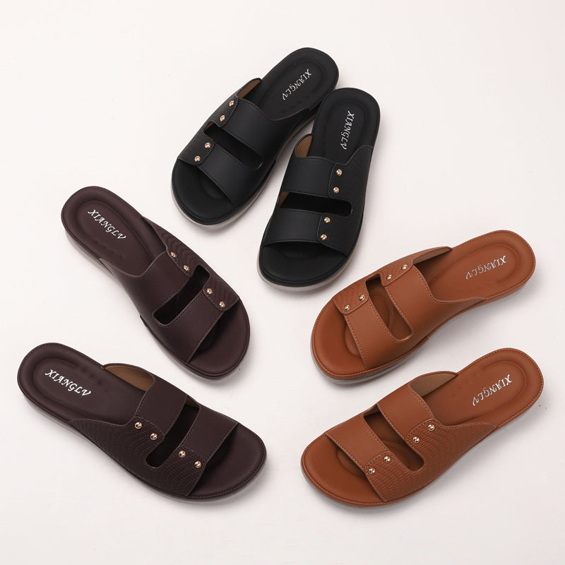 Womens Stylish Bohemian Beach Sandals For Outdoor Wear
