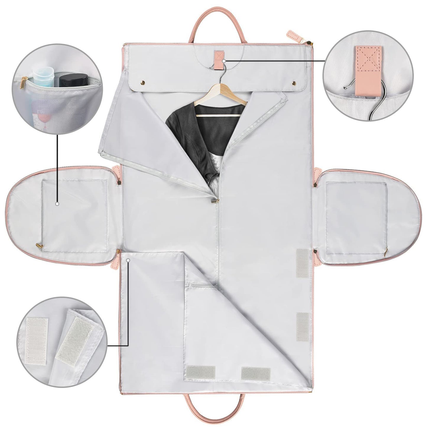 Large Capacity Travel Duffle Folding Suit Bag Waterproof Clothes Totes